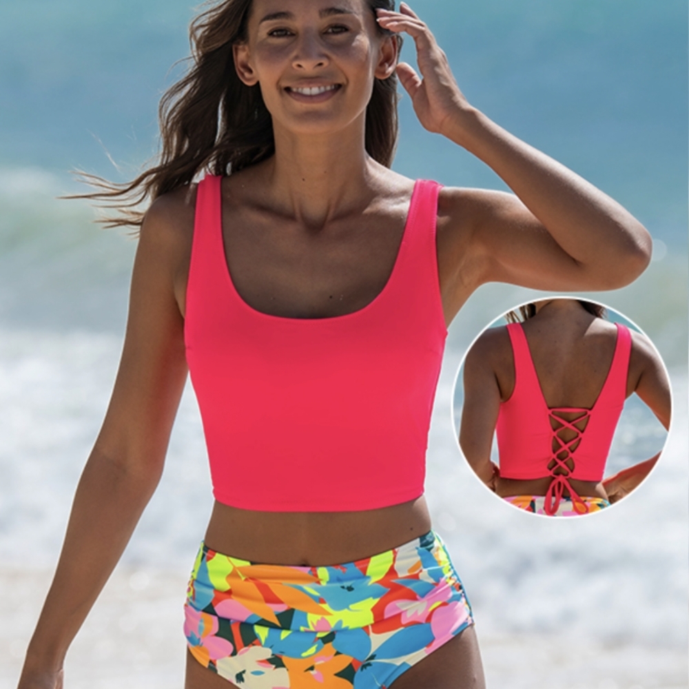 NEW! Popvil Vibrant Pink Women's Bikini